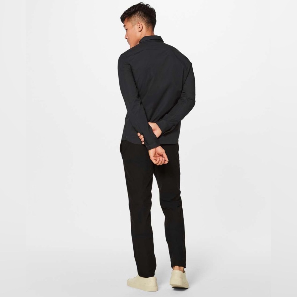 Lululemon Commission Pants Warpstreme Black Men’s 34x30 Classic - Picture 2 of 16